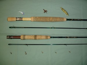 Several Rods with Flies