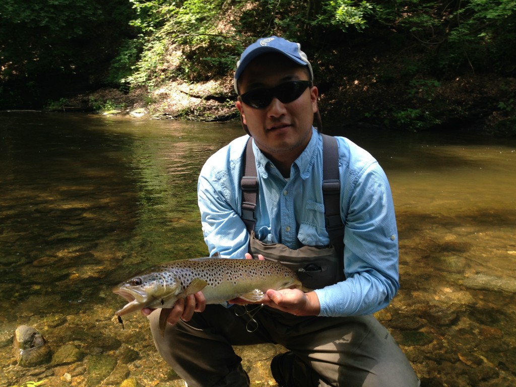 Creek Fishing For Trout In Pennsylvania 